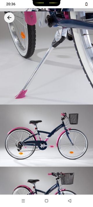 Bicicleta de niña 24 pulgadas 