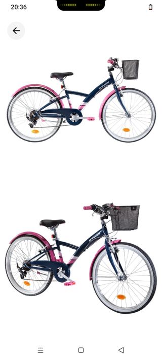 Bicicleta de niña 24 pulgadas 