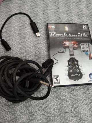 Rocksmith PC guitarra/bajo: Cable USB + CD no envi