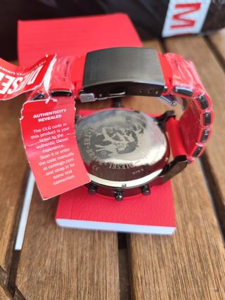 Reloj Diesel Mr Daddy 2.0 Rojo