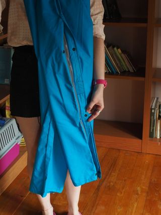 Pantaloni da sci vintage turchesi