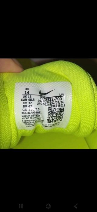 Zapatillas Nike Precision VII - Talla 48.5 europea