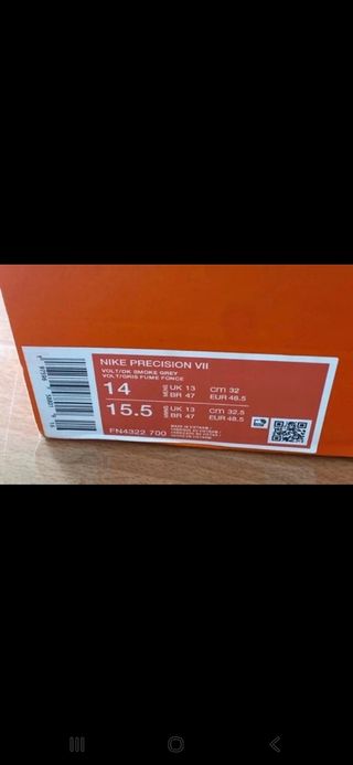 Zapatillas Nike Precision VII - Talla 48.5 europea