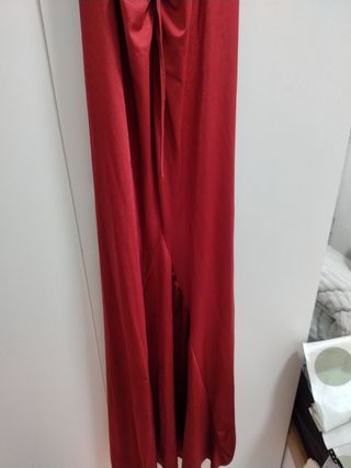 Vestido rojo fiesta largo