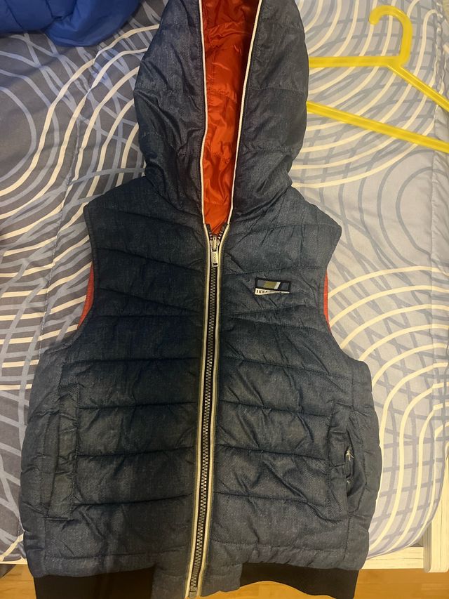 Chaleco niño reversible 6-7 años