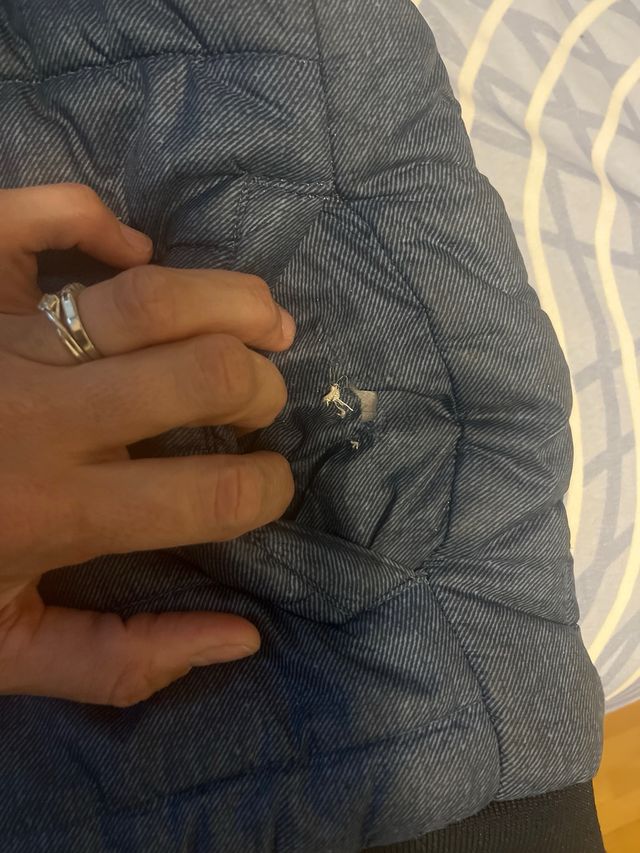 Chaleco niño reversible 6-7 años