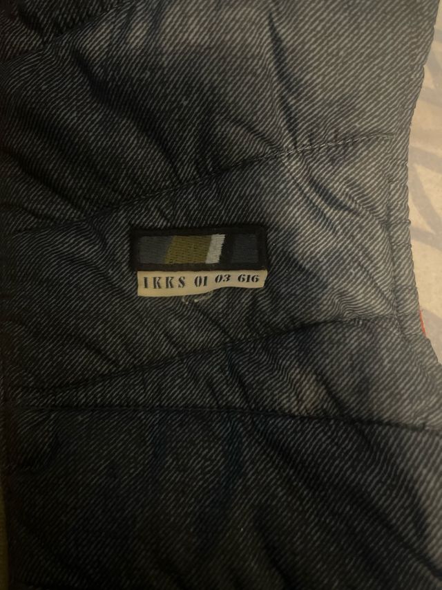 Chaleco niño reversible 6-7 años