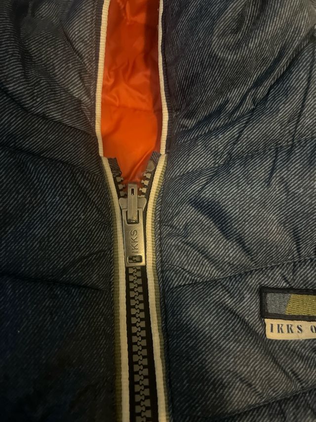 Chaleco niño reversible 6-7 años