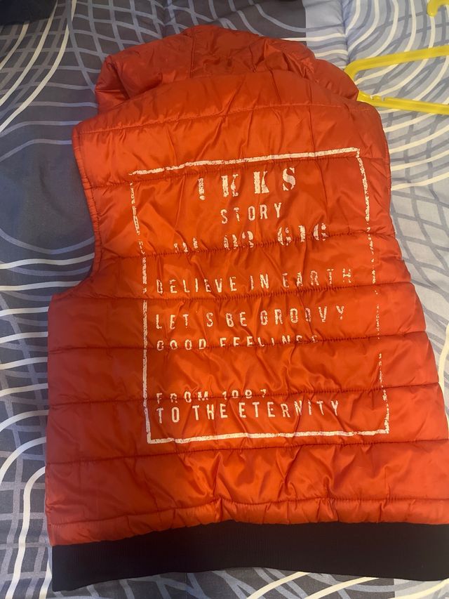 Chaleco niño reversible 6-7 años