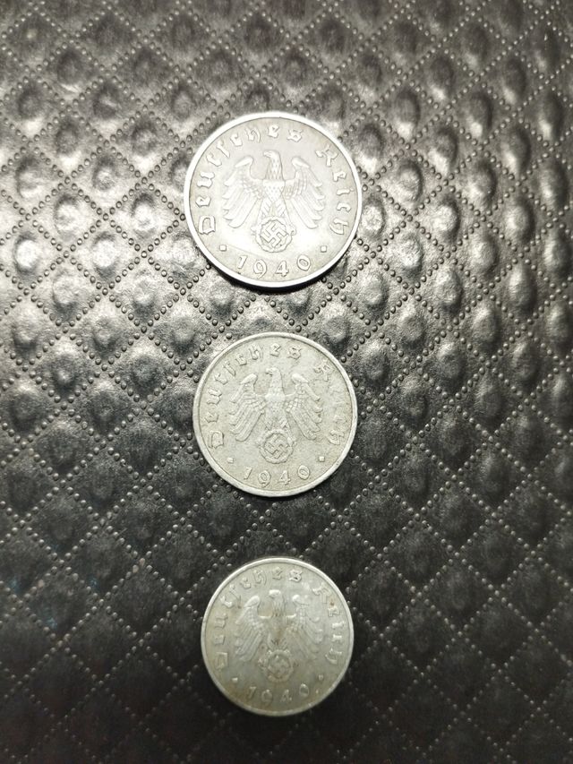 Monedas Alemanas 1940 
III Reich 2GM.

