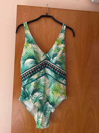 Bañador Basmar - Verde & Blanco
