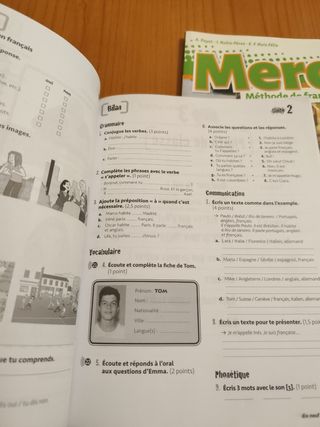 Merci!: méthode de français 1 y cahier d'activités