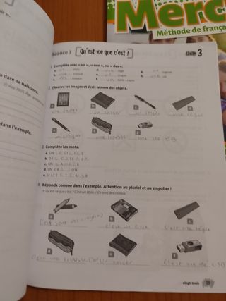 Merci!: méthode de français 1 y cahier d'activités