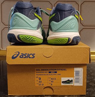 Zapatillas Asics Gel Resolution 9 Padel - 42.5