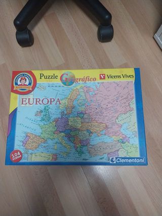 Puzzle Geográfico Europa 104 piezas