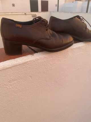 Zapatos Camper Piel Marrón