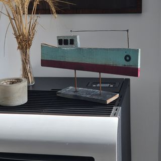 Barco madera decoración