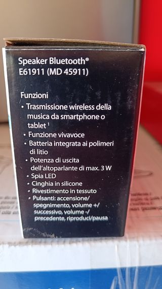 Mini Speaker Bluetooth - Grigio