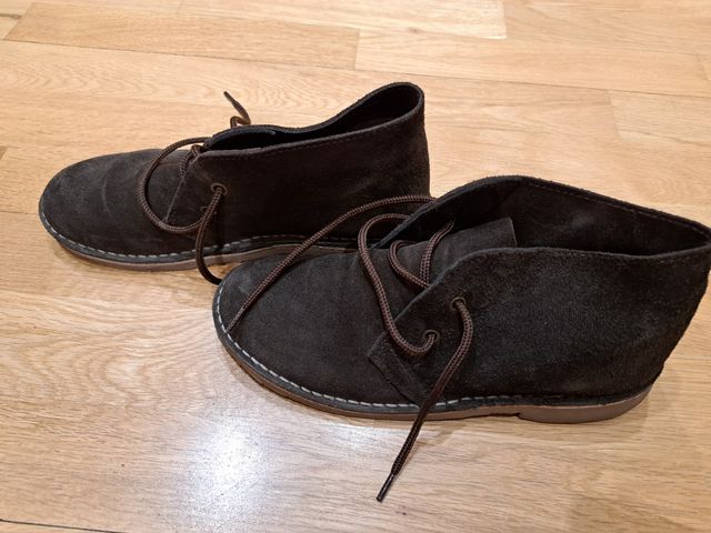 Botas safari unisex marrones - Talla 38