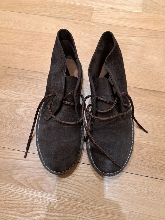 Botas safari unisex marrones - Talla 38