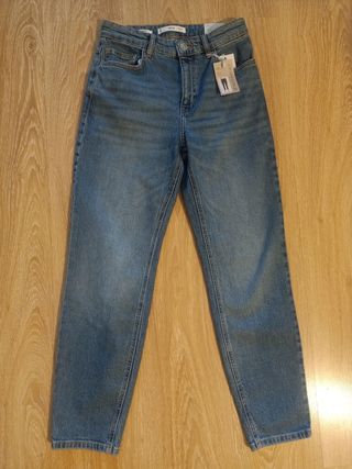 Vaqueros Mom Mango - Talla S