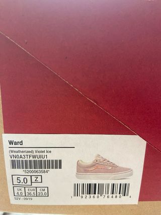 Zapatillas Vans Ward - Rosa y Morado