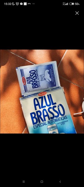 Azul Brasso - Detergente Lavadora
