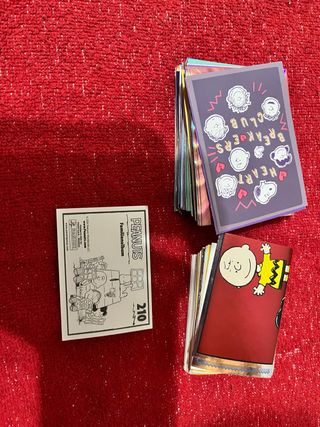 Cromos Peanuts Snoopy Italia 

