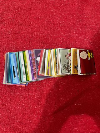 Cromos Peanuts Snoopy Italia 
