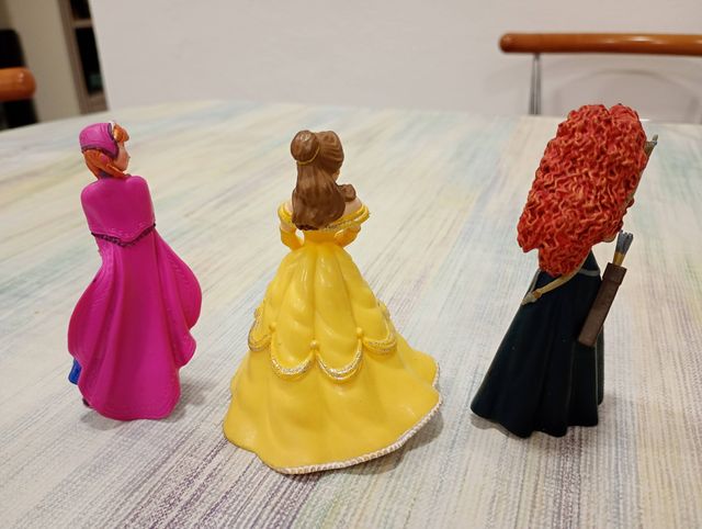 3 Figuras Princesas Disney