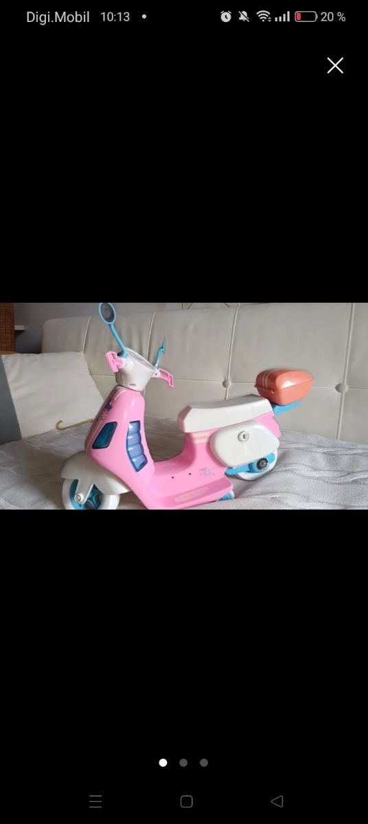 Moto Nancy pilas juguete