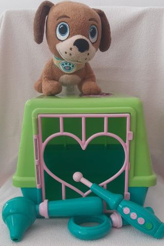 Perro juguete+transportín