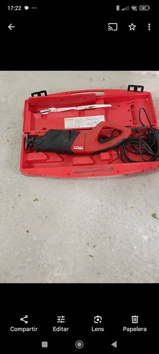 Sierra sable Hilti - herramienta