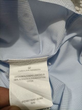 Camisa Carolina Herrera Hombre L