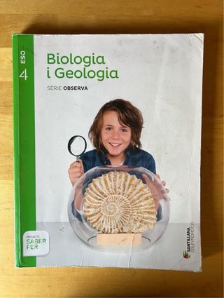 Libro de biología i geología 4 Eso Santillana