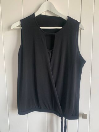 Blusa negra - Top negro mujer