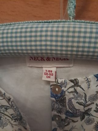 Vestido Neck & Neck niña, talla 10