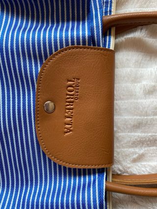 Borsa Roberto Torretta - Blu a righe