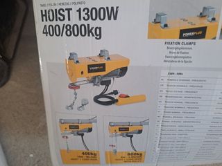 Polipasto 1300W 400/800kg