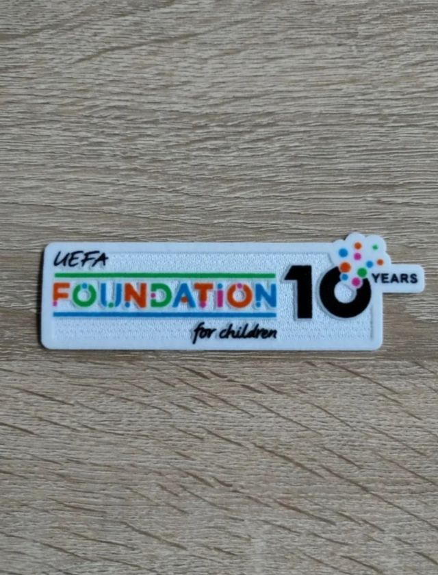 Parche UEFA FOUNDATION 10 YEARS
