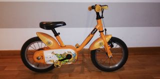 Bicicleta niño 14" Btwin
Con ruedines
