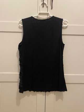 Camiseta de tirantes negra
