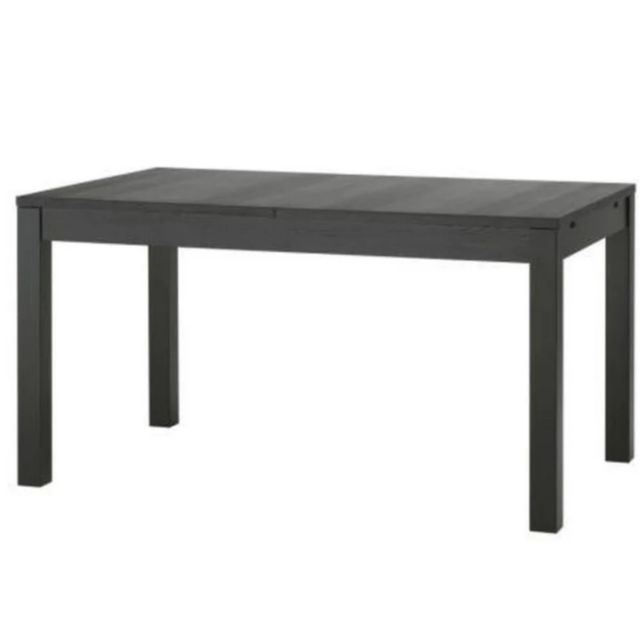 Mesa extensible Ikea BJURSTA marrón/negra