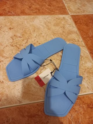 Sandalias Lefties azules - talla 38