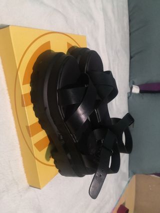 Sandalias plataforma negras