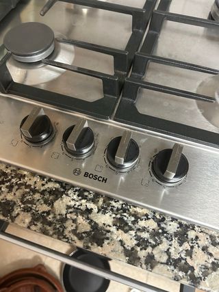 Encimera cocina gas butano Bosch 4 fuegos