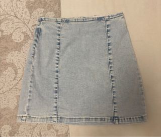 Mini falda vaquera Stradivarius - 36