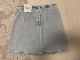 Mini falda vaquera Stradivarius - 36