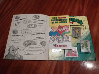 Álbum antiguo de cromos Tortugas Ninja