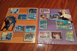 Álbum antiguo de cromos Tortugas Ninja